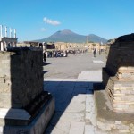 Forum mit Aussicht auf dem Vesuv
